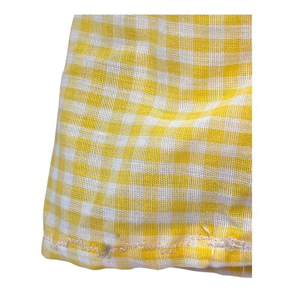 Vintage 1970s–80s Folk Art Cloth Doll with Baby – 13" Handmade Fabric Doll in Ye - Picture 4 of 5